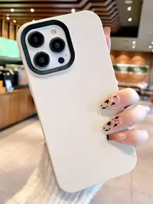 Einfarbige, sprühgestaltete Zweifarbige 3-in-1 stoßfeste Handyhülle kompatibel mit iPhone 11, 12, 13, 16
