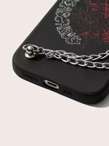 Pahlevi 蜘蛛网图案手机壳（带手绳），万圣节 - 彩色 - 查看 3