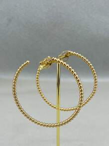 2 chiếc còng tai tối giản - Vàng - Xem 1