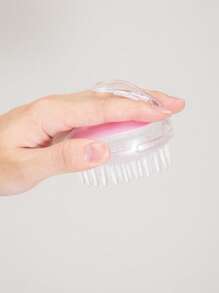 Shampoo Massage Hair Brush - Pink - View 3