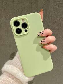 纯色保护手机壳适用于 16、12、13、14、15、11、13 Pro Max、16 Plus - 綠色 - 查看 2