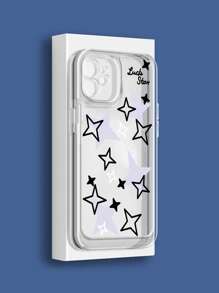 Vỏ điện thoại trong suốt họa tiết ngôi sao - Nhiều màu - Xem 3