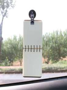 2pcs Car Suction Cup Ticket Clip - Black - View 3