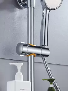 1pc ABS Punch-free Adjustable Shower Head Holder