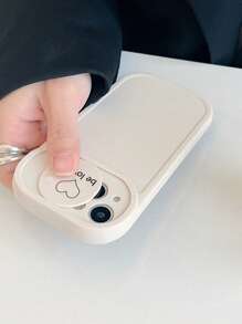 Apple Letter Graphic Phone Case - Multicolor - View 2