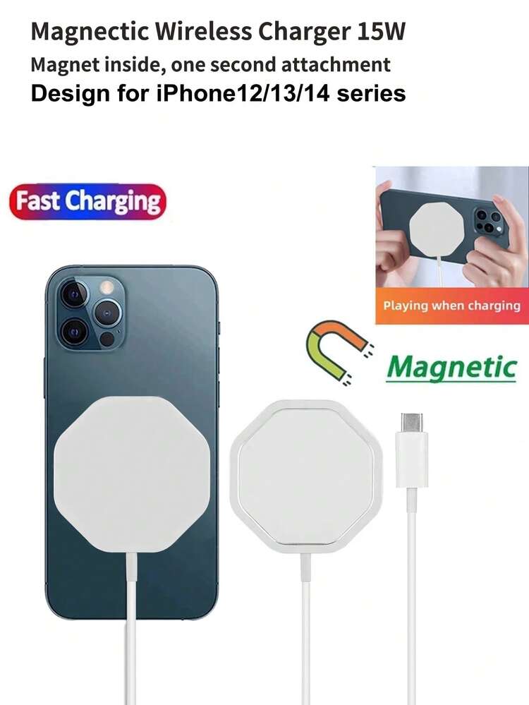 Power Bank Magnetico 5000mAh Per IPhone 15/14/13/12/11 - Ricarica Wireless E Veloce PD 20W USB-C - 5