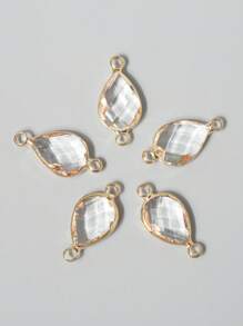 5 Cái/bộ Thời Trang Thiết Kế Hình Giọt Nước Tự Làm Trang Sức Làm Cổng Kết Nối Nữ Cho Tự Làm Trang Sức Làm - Trong sáng - Xem 1