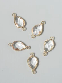 5 Cái/bộ Thời Trang Thiết Kế Hình Giọt Nước Tự Làm Trang Sức Làm Cổng Kết Nối Nữ Cho Tự Làm Trang Sức Làm - Trong sáng - Xem 2