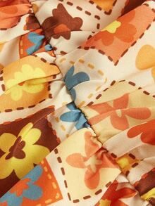 SHEIN MOD Floral Print Cami Dress - Multicolor - View 3