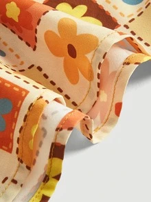 SHEIN MOD Floral Print Cami Dress - Multicolor - View 4