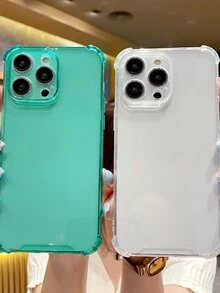 2 chiếc Vỏ điện thoại trong suốt chống rơi - Nhiều màu - Xem 3