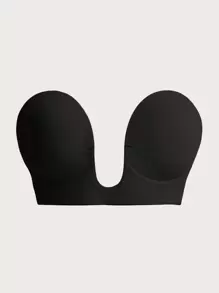 SHEIN Phụ kiện đồ lót Nữ Áo ngực tự dính - màu đen - Xem 1
