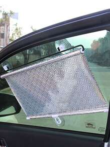 Sombrilla ventosa retractable de coche - Plateado - Ver 1