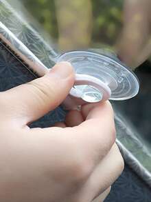 Sombrilla ventosa retractable de coche - Plateado - Ver 2