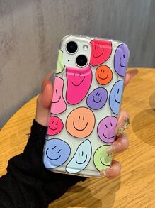 微笑圖案手機殼,適用於iphone 15/15pro/15plus/15promax - 彩色 - 查看 4