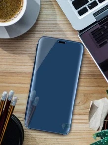 Hadaasi 1 chiếc ốp lưng điện thoại bằng da tráng gương màu xanh dương có chân đế, tương thích với iPhone 17 Pro/17 Pro Max/17 Air/17/16 Pro/16 Pro Max/16 Plus/16/16E/15 Pro/15 Pro Max/15 Plus/15/14 Pro/14 Pro Max/14 Plus/14/13 Pro/13 Pro Max/13/12 Pro/12 Pro Max/12/11 Pro Max/11/11 Pro, tương thích với Galaxy S26 Ultra/S26 Plus/S26, tương thích với Galaxy S24 Ultra/S24 Plus/S24, S23 Ultra/S23 Plus/A17/A07, tương thích với Honor 400/400 Pro/400 Lite, tương thích với Redmi 15C, phiên bản quốc tế, không phải phiên bản nội địa. - Màu xanh lam - Xem 9