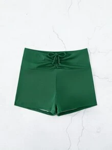 Quần Bikini Dây Rút Phía Trước, Cho Kỳ Nghỉ Hè Ở Bãi Biển - màu xanh lá - Xem 3