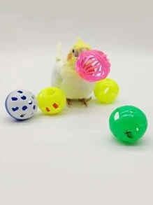 5pcs Ball Design Random Parrot Toy For Bird Playing - Multicolor - View 1