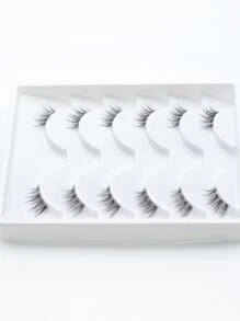 Homaylash 6pairs Cat Eye False Eyelashes Strip Lashes, Lashes, Eyelashes, Fake Lashes - Black - View 4