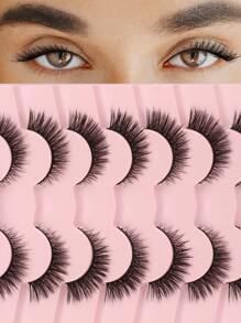 7 cặp lông mi giả tách rời Lông mi giả, Lông mi, Lông mi, Lông mi giả - màu đen - Xem 1