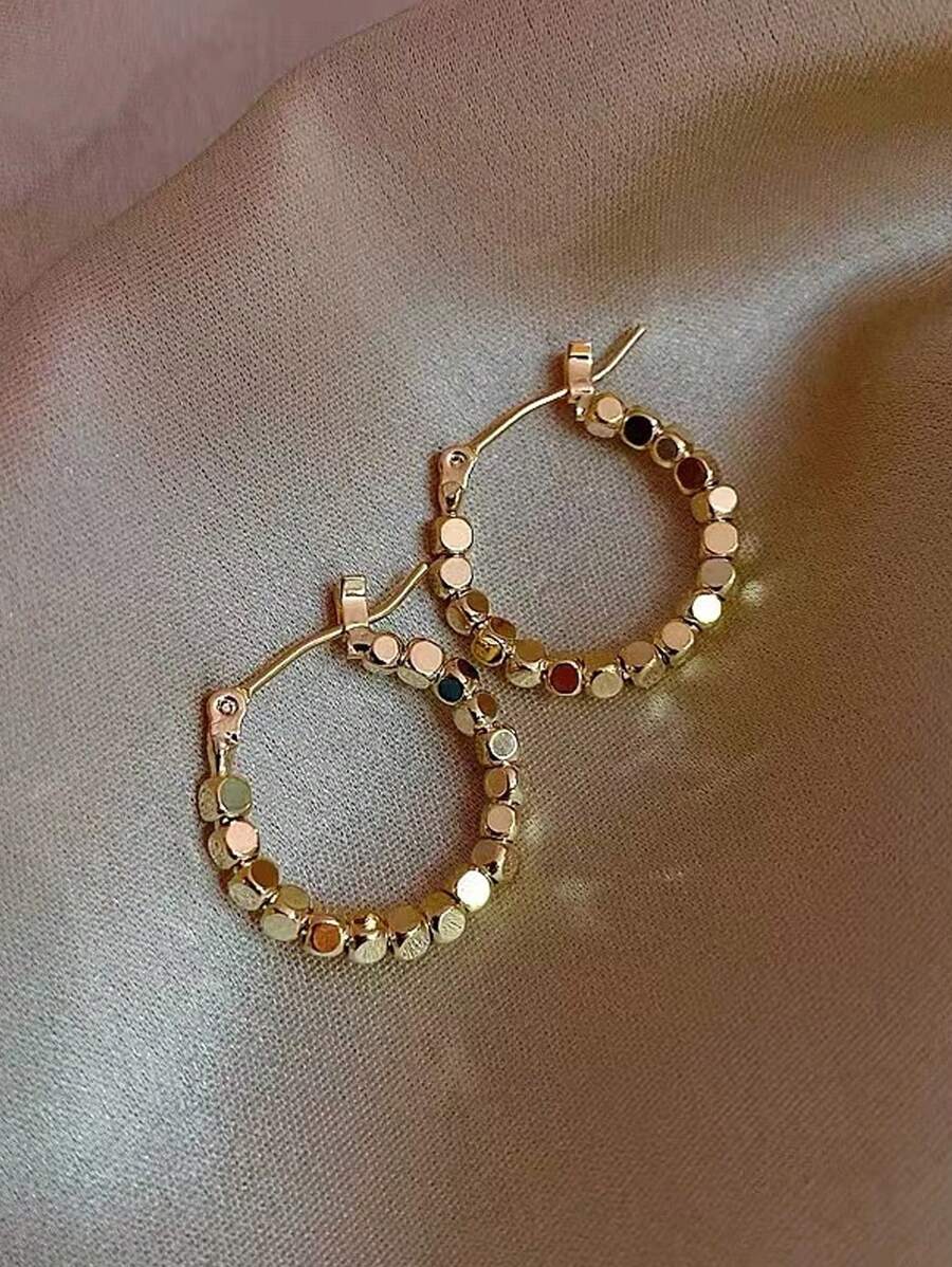 1pair Minimalist Hoop Earrings