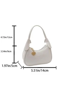 Mini bolso de mano para niños, bolso de princesa de moda para niña nueva - Blanco - Ver 3