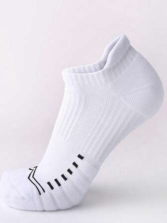 1雙條紋圖案透氣競技襪子