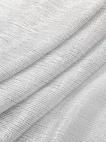 Chal ribete con fleco - Blanco - Ver 4