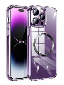 Ốp lưng điện thoại từ tính chống sốc siêu trong suốt - Trong sáng - Xem 2