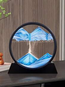 1pc Mountain Design Decoration Craft - Blue - View 1