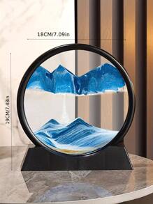 1pc Mountain Design Decoration Craft - Blue - View 2