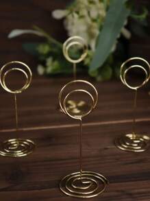 5 chiếc nhẫn thiết kế nơi đựng thẻ - Vàng - Xem 7