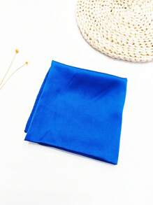 1 pañuelo de seda chiffón para mujer de 70*70 cm, adecuado para uso diario como bandana, diadema o para adornar tu cabello y vestimenta