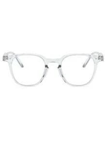 1 对女士方框休闲眼镜，适合日常生活透明眼镜配件女士眼镜配件情人节情人节 - 淺灰色 - 查看 3