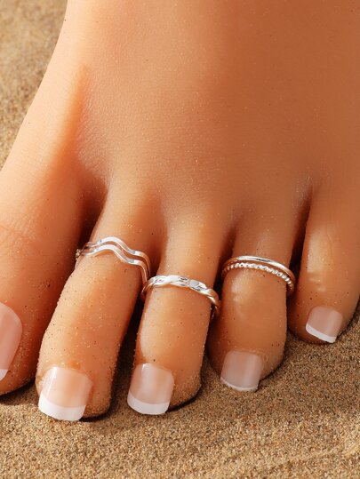 3pcs/set Minimalist Toe Ring