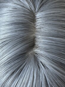 30英寸超長直筒人造假髮帶劉海,女士假髮