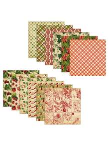12 chiếc giấy nguyên liệu hoa văn hỗn hợp - Nhiều màu - Xem 5