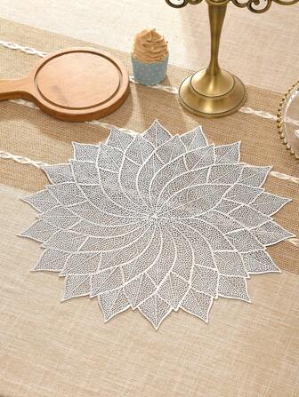 1 st bladmönster ihålig bordsmatta, modern PVC bordsmatta för kök