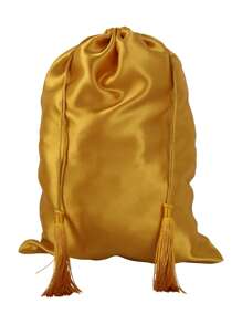 1入組緞面假髮包 - 銅色 - 查看 1