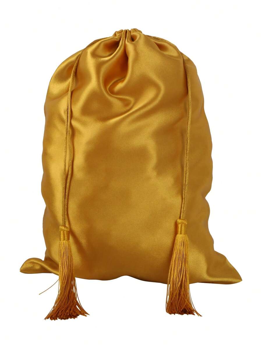 1入組緞面假髮包 - 銅色 - 查看 1