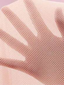 1 đôi găng tay chống nắng thoáng khí họa tiết chữ cái dành cho nữ, dùng cho mùa hè - Hồng - Xem 6