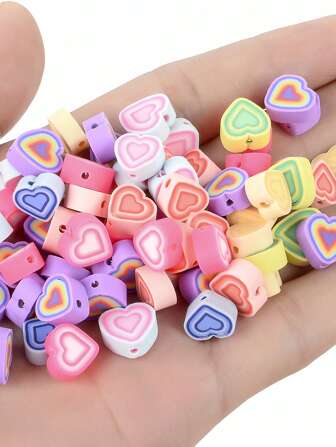 30入組愛心設計DIY珠子