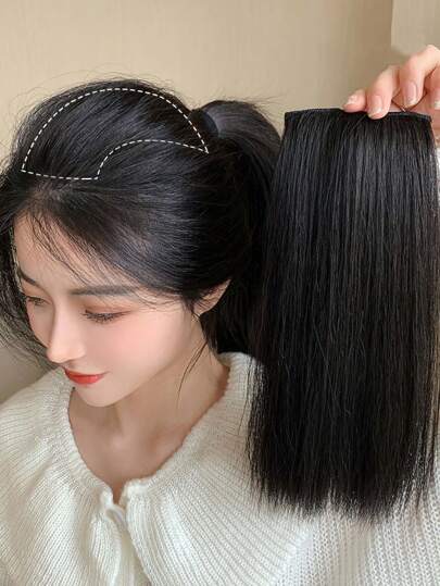 夾片短直筒合成纖維接髮