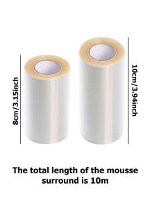 1 pieza transparente pastel cuello - transparente - Ver 2