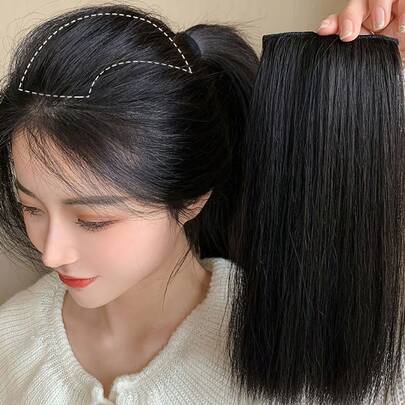 夾片短直筒合成纖維接髮