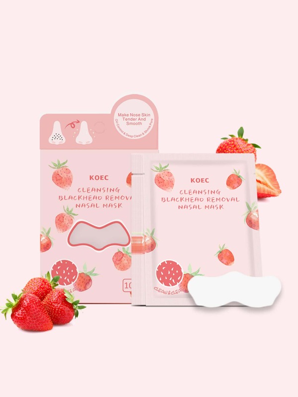 Cleansing Blackhead Removal Nasal Sheet 10pcs, Nose Strips Nose Sheet