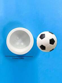 1 Bóng Đá Bóng Đá Bóng Rổ Bóng Chày Bóng Bầu Dục Khuôn Silicon Bộ Cho DIY Fondant Làm Kẹo Khuôn Sô Cô La Món Tráng Miệng Đá viên Kẹo Cao Su Đất Sét Xà Phòng Bánh Quy Thạch Cao Nhựa Bánh Cupcake Topper Khuôn Trang Trí Bánh - trắng - Xem 5