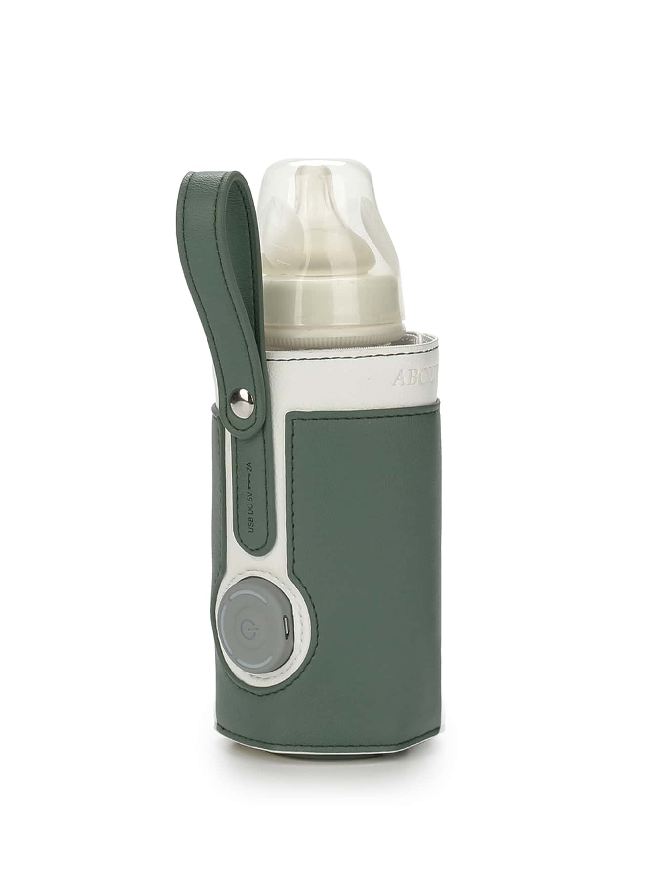 Baby Intelligent Adjustable Heating Milk Bottle Sleeve - Green - View 1