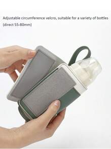 Baby Intelligent Adjustable Heating Milk Bottle Sleeve - Green - View 9