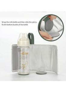 Baby Intelligent Adjustable Heating Milk Bottle Sleeve - Green - View 10